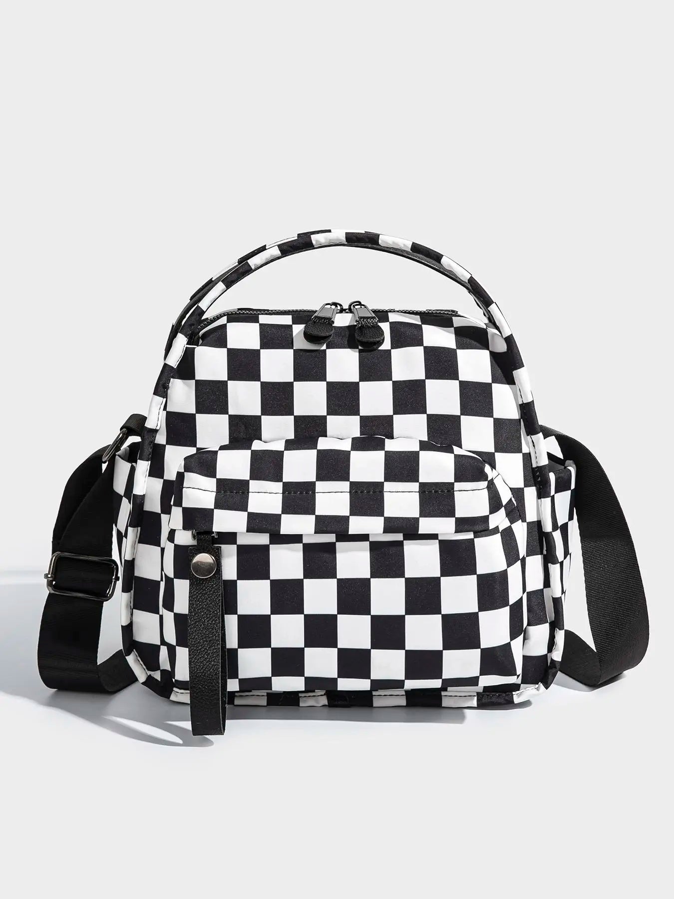 Ladies' elegant solid color shoulder bag, fashionable zipper All Match crossbody bag for daily use, simple solid color, casual trend versatile high-quality commuter shoulder bag, Fabric shoulder bags