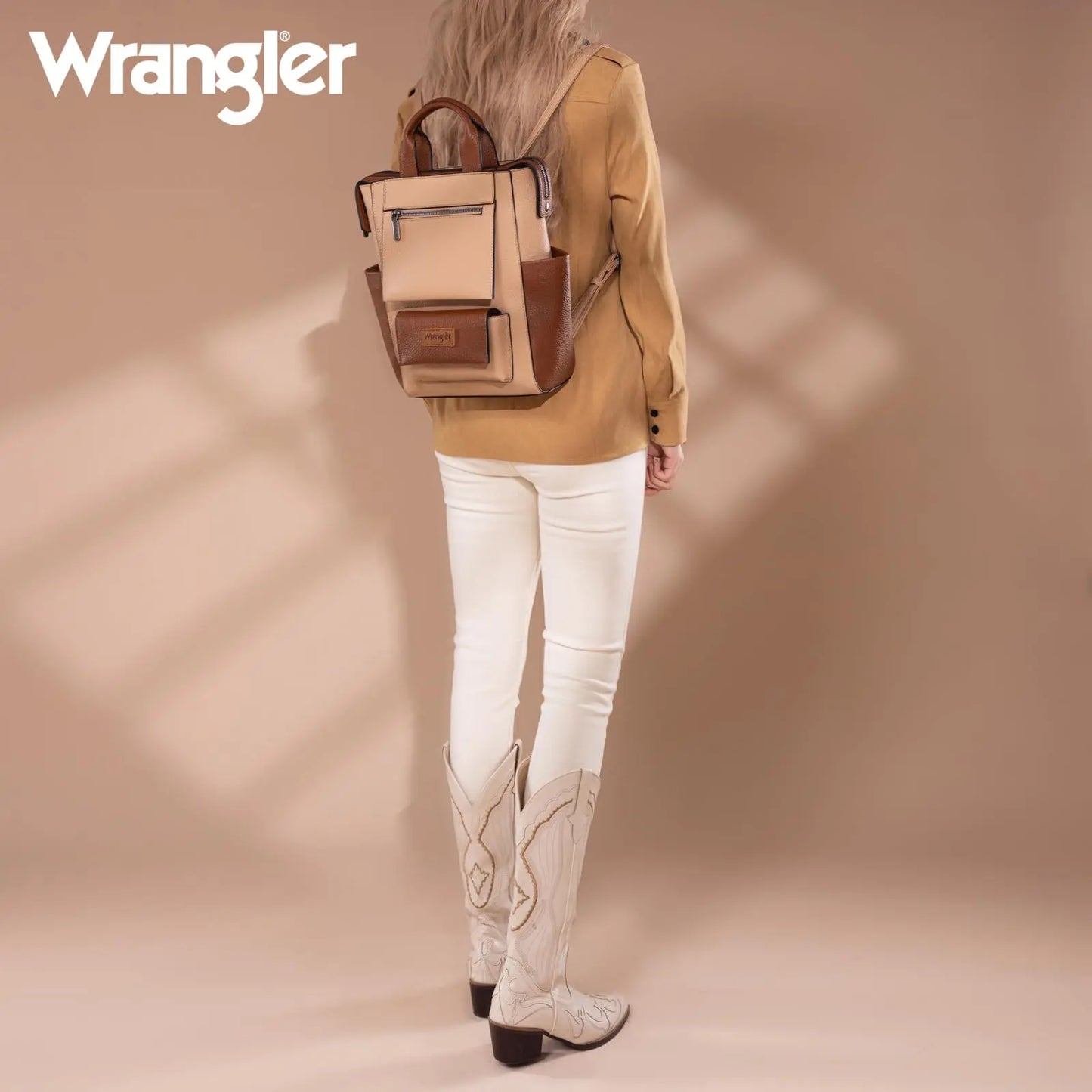 Wrangler Convertible Backpack with Adjustable Strap for Women