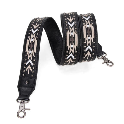 Wrangler Crossbody Bag for Women Boho Aztec Small Multi Pocket Crossover Purse