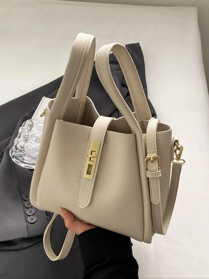 Women's elegant simple fashion handbag, fashionable retro bag, 25 fall&winter chic versatile handbag, mother-and-child bag, crossbody shoulder bag, suitable for daily and work use, commuting to work