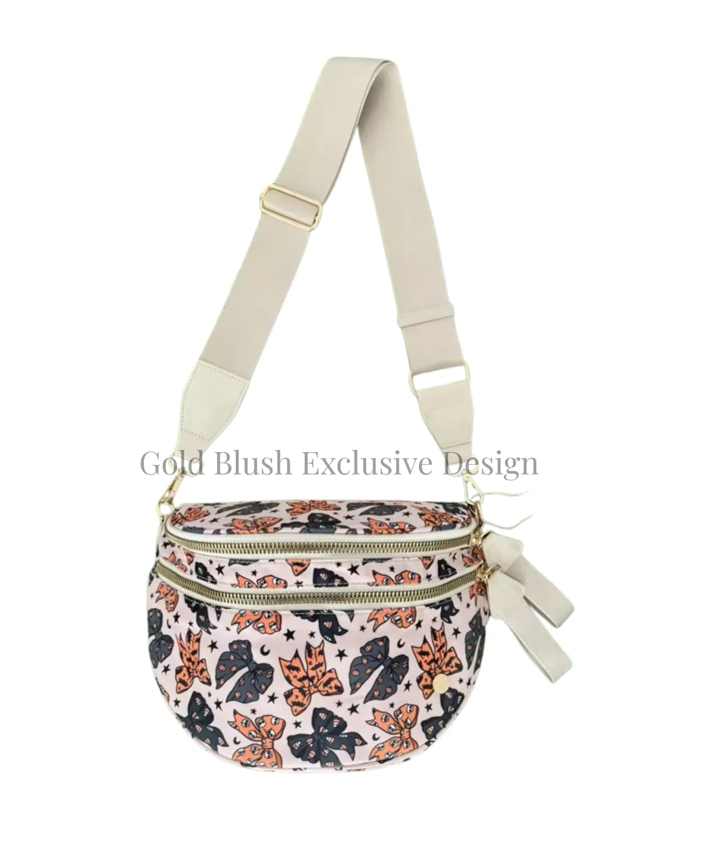 Gold Blush BEST SELLING Nylon Bum Bag Crossbody Bag MORE COLORS! Checkered Bum Bag Versatile Bum Bag