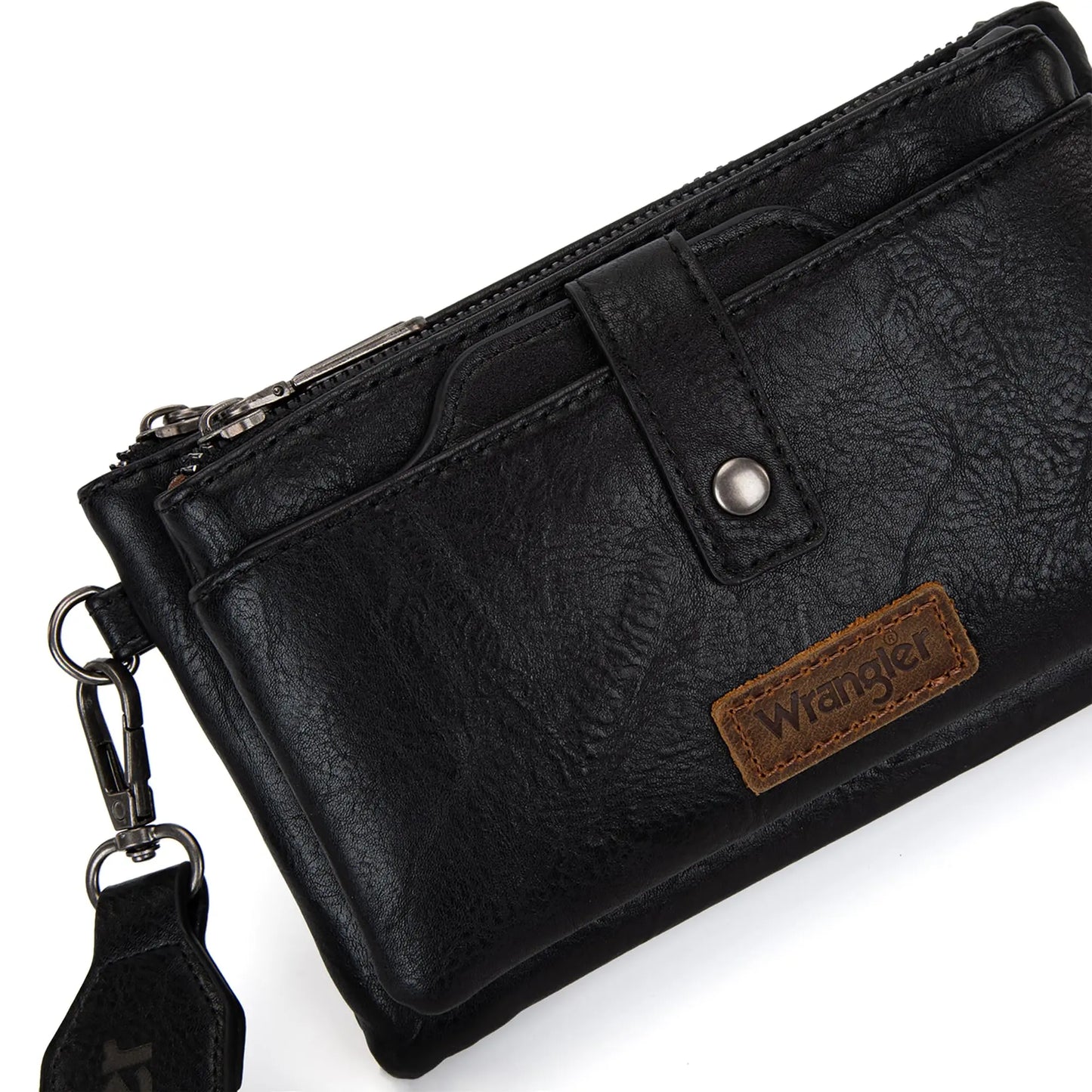 Wrangler Wallet Purse for Women Multi-function Crossbody Bags Wallet Women with Double Layer Small Purse