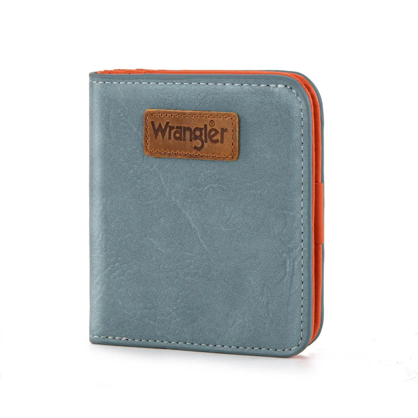 Wrangler Small Leopard Print Wallets Card Cases for Women with Rfid Lining and A Coin Purse