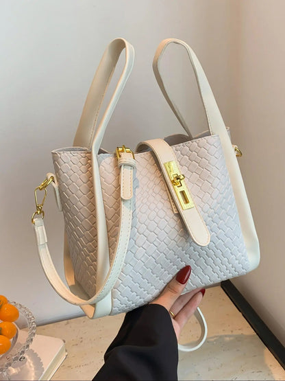 Women's elegant simple fashion handbag, fashionable retro bag, 25 fall&winter chic versatile handbag, mother-and-child bag, crossbody shoulder bag, suitable for daily and work use, commuting to work