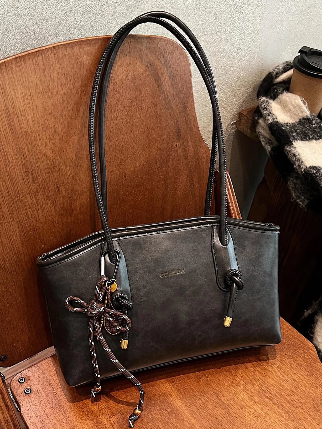 26 Women's Elegant Solid Color Shoulder Bag, Fashionable Large Capacity Handbag Crossbody Bag for Daily Used, Casual Trendy Versatile High-quality Daily Commuting Bag, Fashionable Unique Bags #GLOBAL PICKS