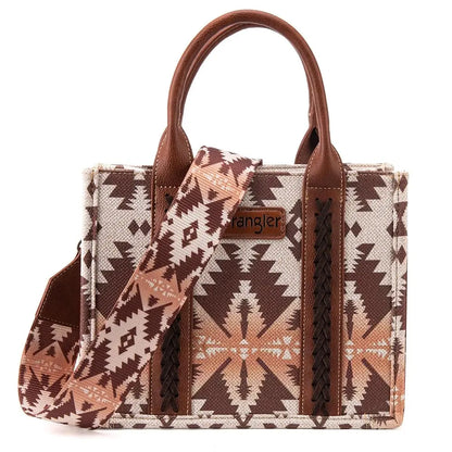 Wrangler Tote Bag for Women Purses Aztec Handbags Western Purses wrangler totebag wide tote
