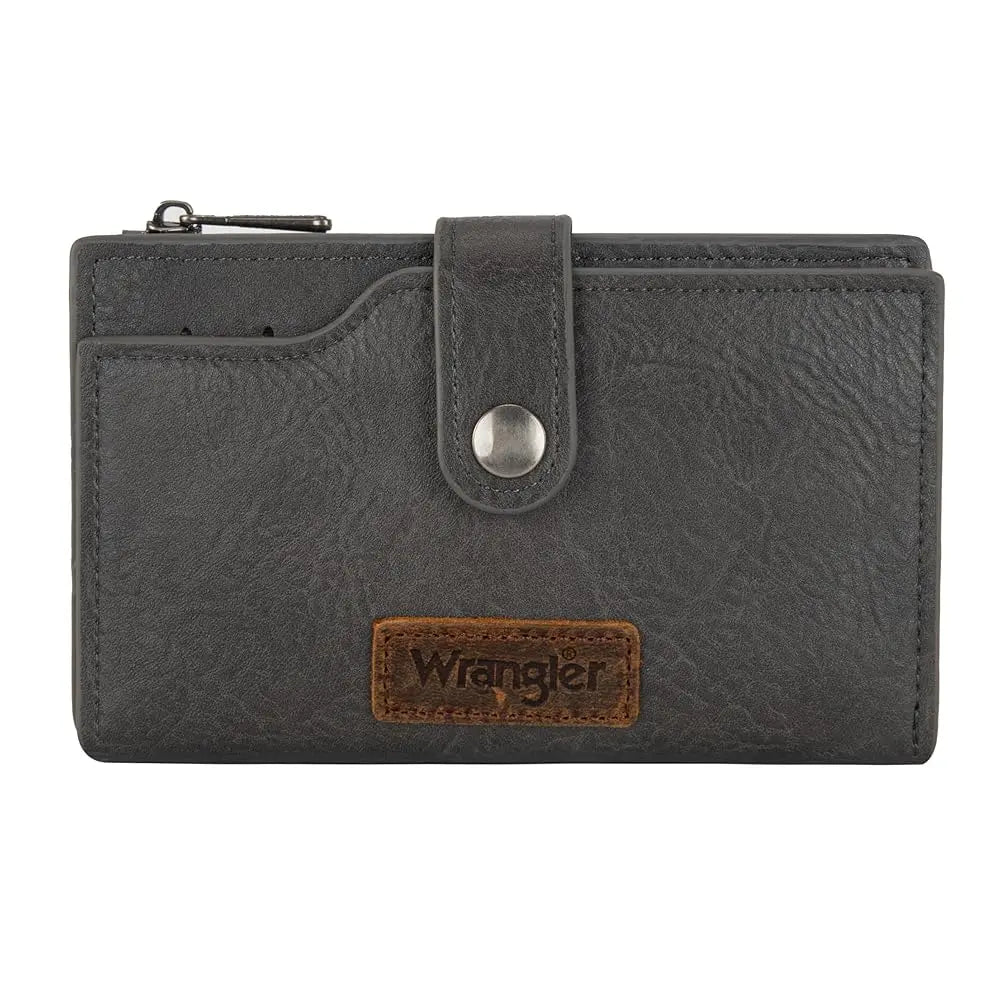 Wrangler Wallet for Women Cow Print Bifold Wallet Card Cases & Money Organizers