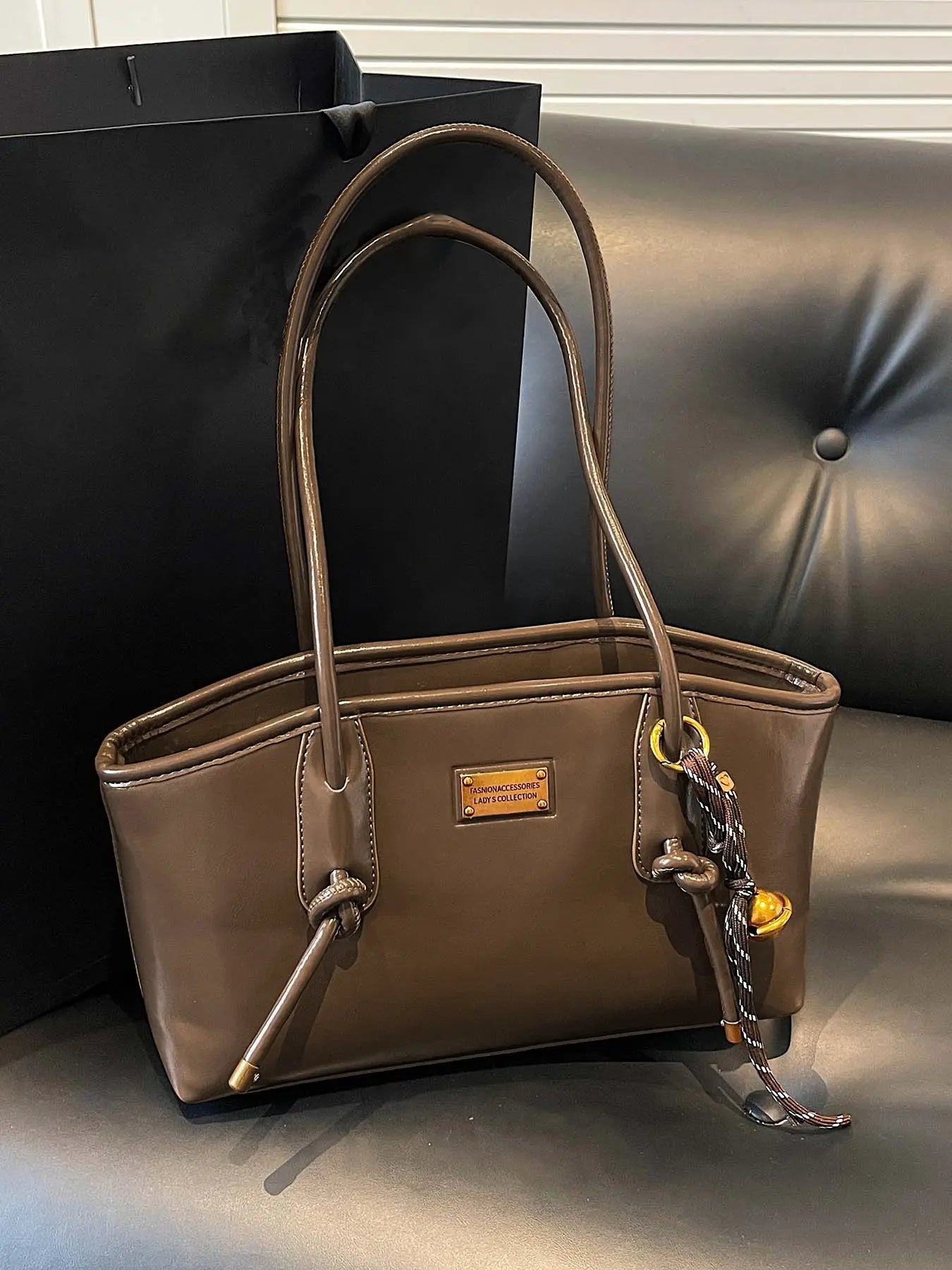 26 Women's Elegant Solid Color Shoulder Bag, Fashionable Large Capacity Handbag Crossbody Bag for Daily Used, Casual Trendy Versatile High-quality Daily Commuting Bag, Fashionable Unique Bags #GLOBAL PICKS